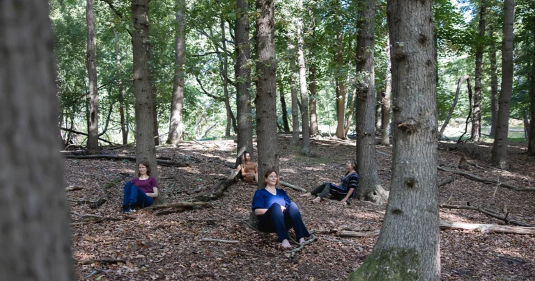 Bosbaden met Mireille