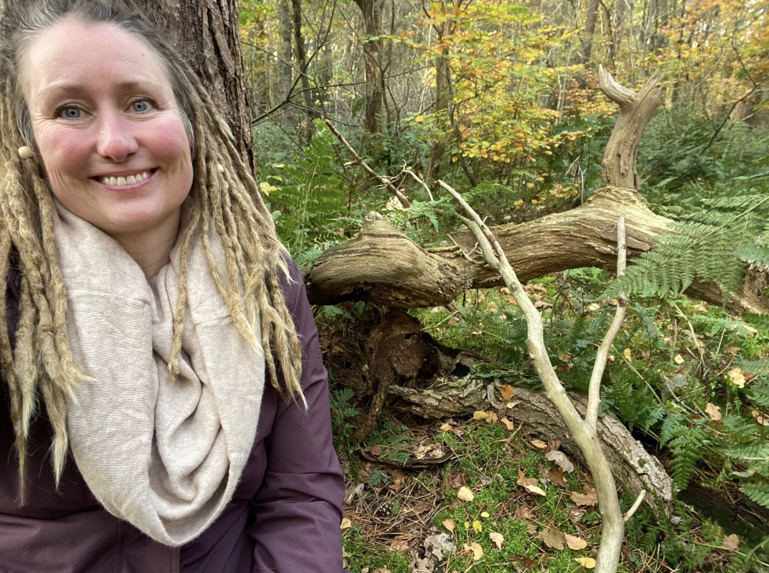 Bosbadgids in opleiding Wietske Geijteman