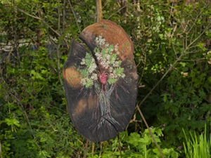 ‘Harteboom’ is een uniek kunstwerk van Mireille Schemer, waarin de verbinding tussen hart, natuur en levensenergie centraal staat.
